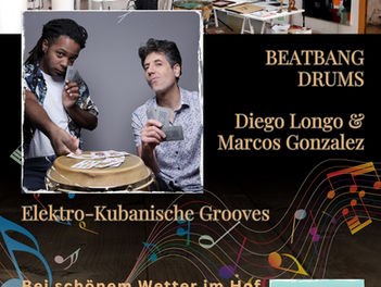 ARCHIV//Kunst & Konzert: BEATBANG DRUMS - Elektro-Kubanische Grooves mit Diego Longo & Marcos Gonzalez