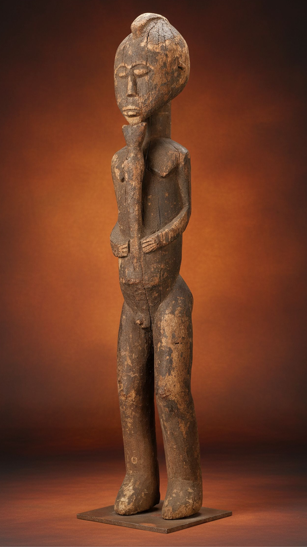 A Lobi Flute Player Ex Thomas Wheelock