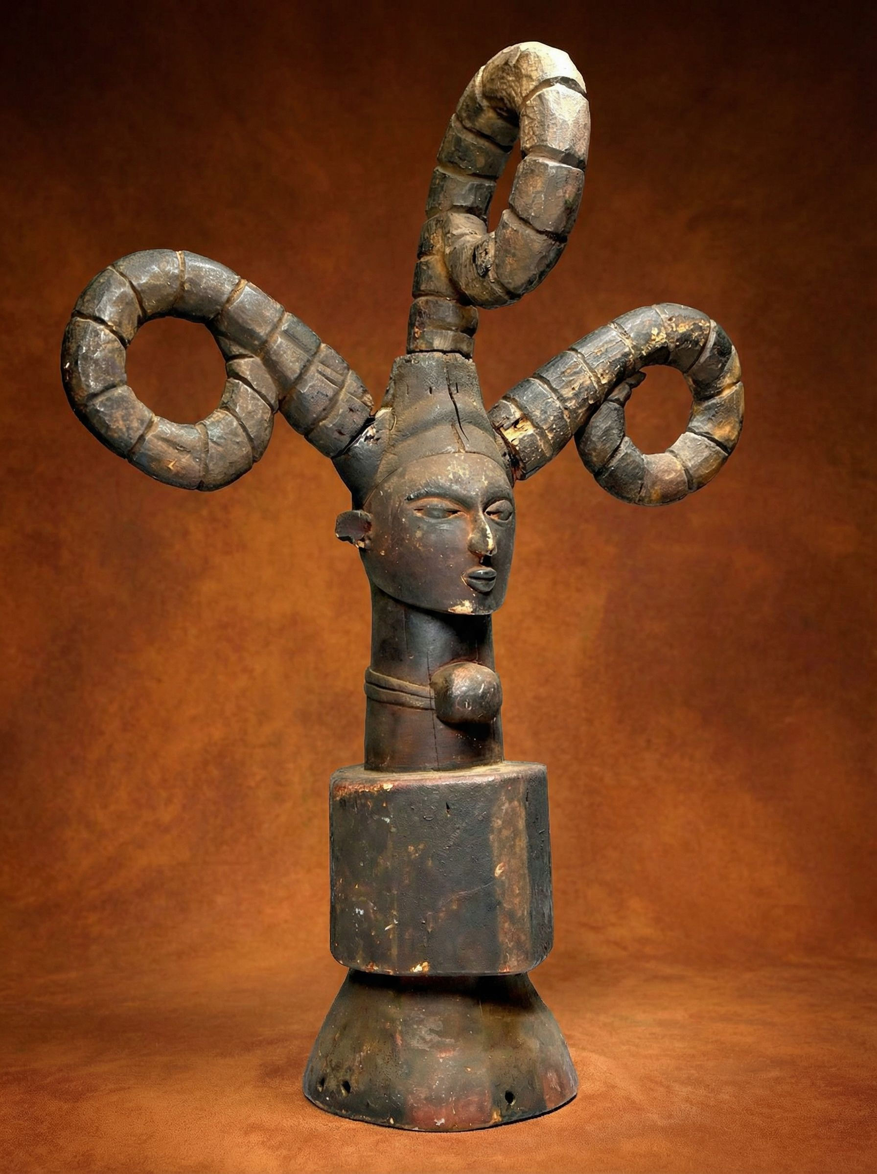 A Ibibio Efik Headdress