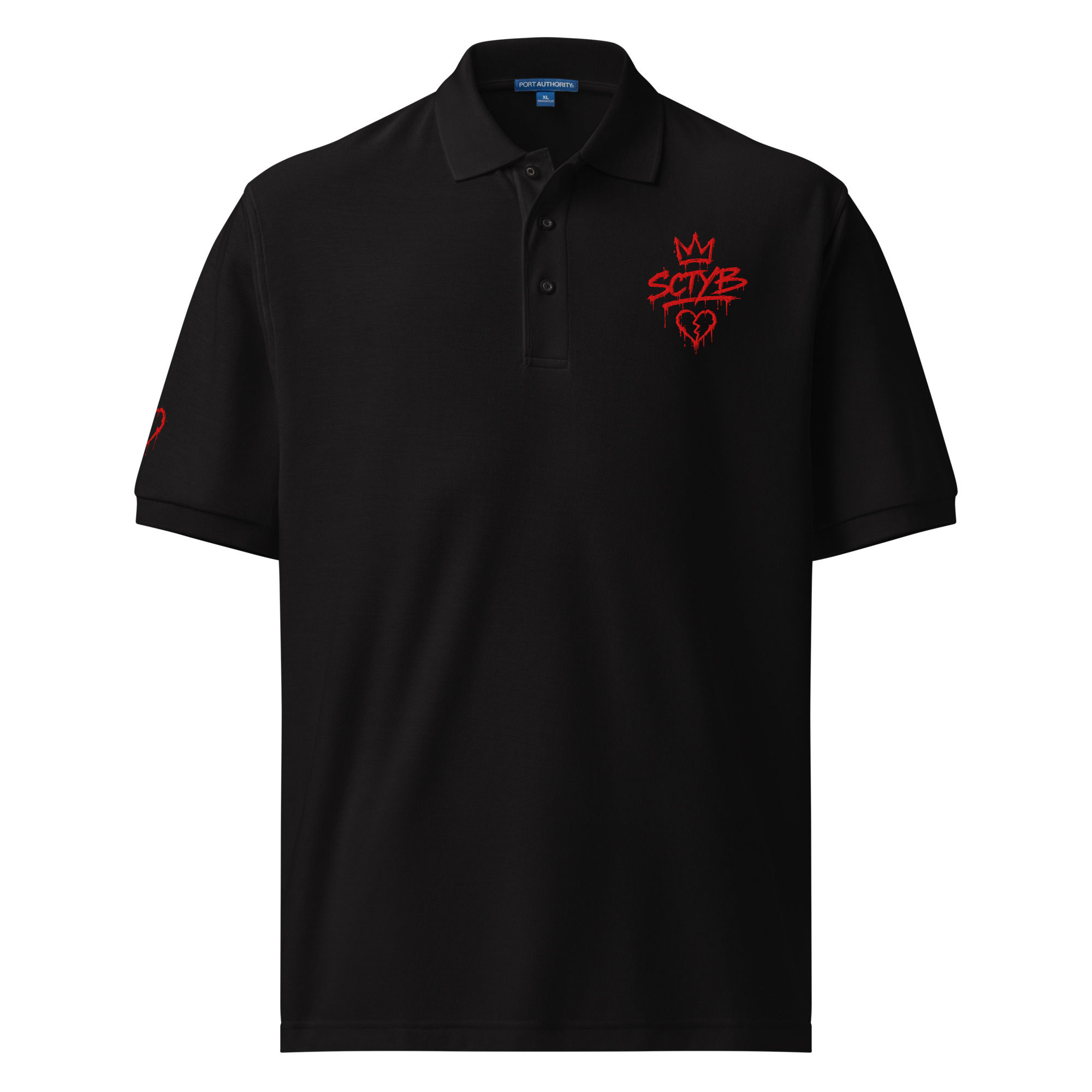 SCTYB Premium Polo w/ red lettering