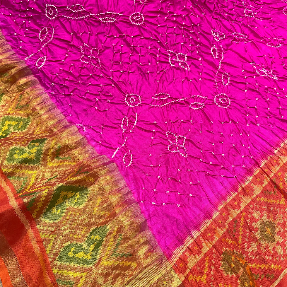 Thumbnail: Handloom Patola x Bandhani