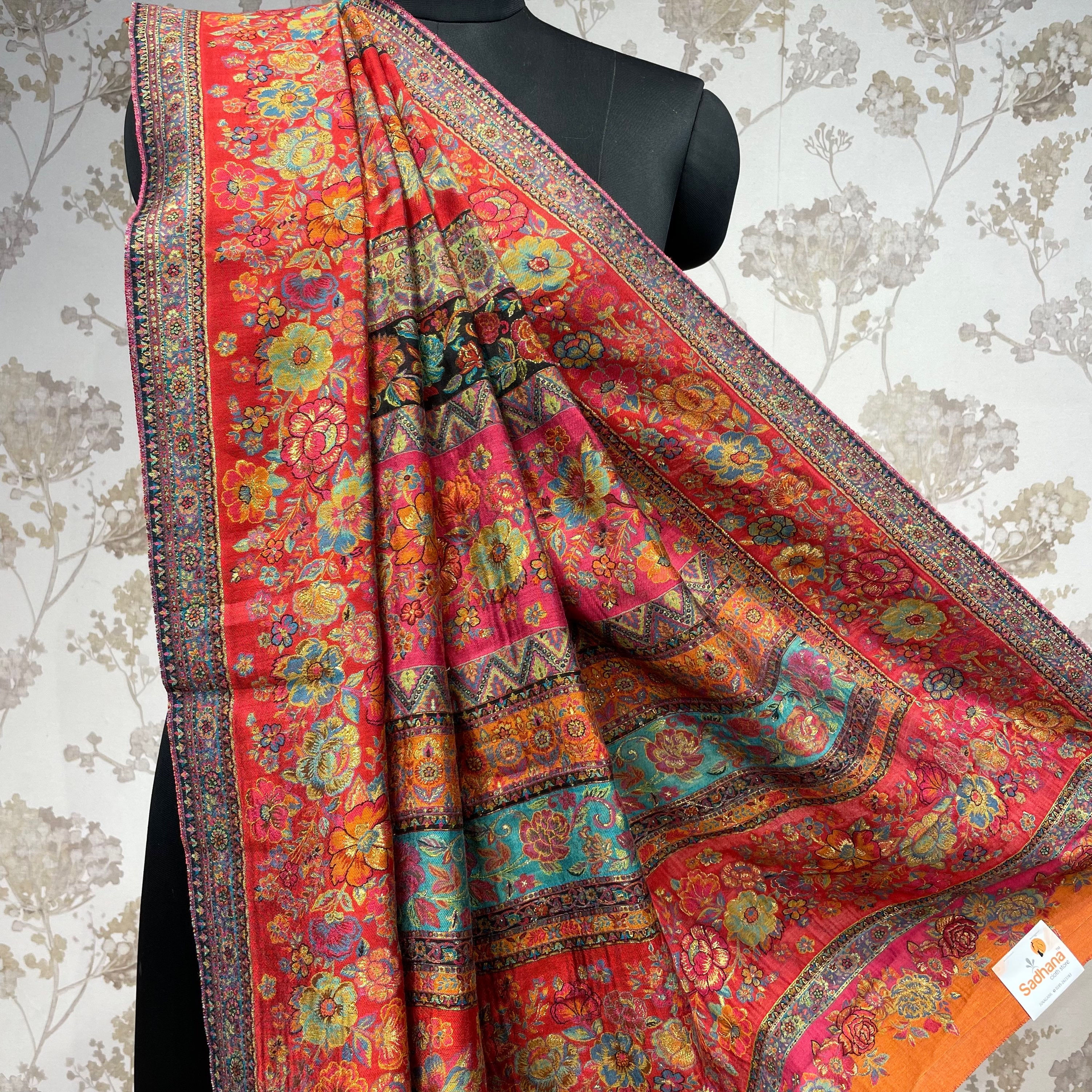 Handloom Pashmina Saree