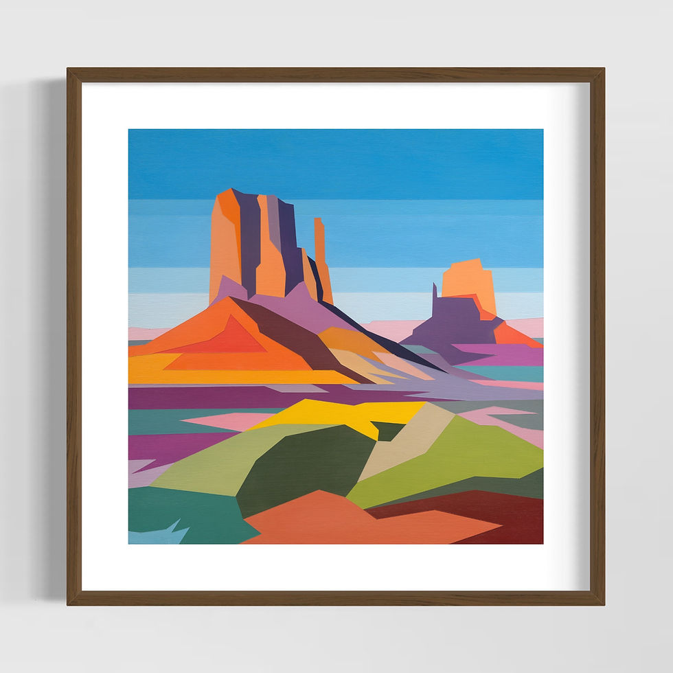 Thumbnail: SHADOWS ON SEDONA - FINE ART PRINT