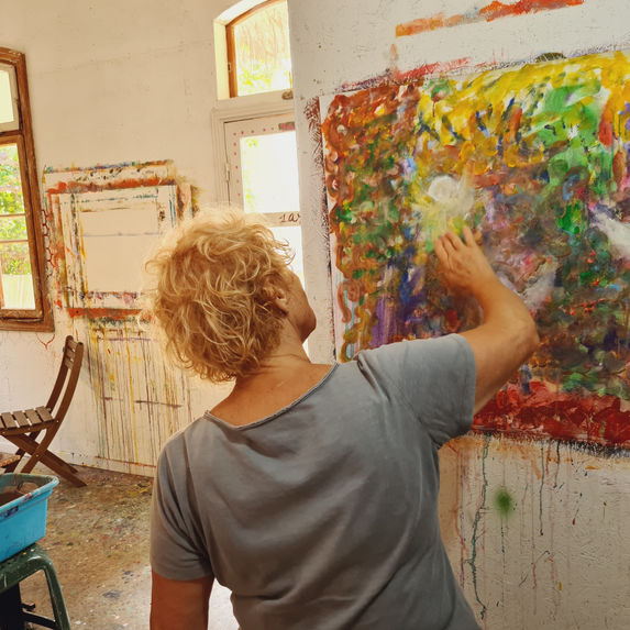 ציור אינטואיטיבי עינת כץ קפלן