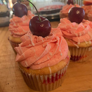 Cherry swirl Cupcakes