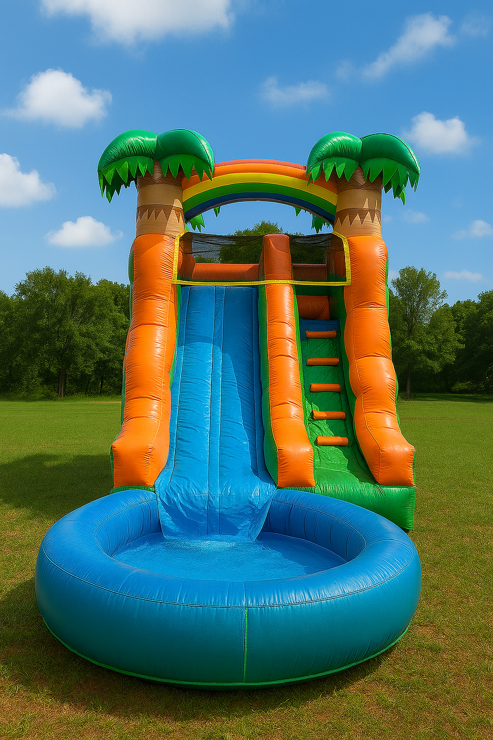 Tropical Bounce & Splash Combo for Kids
