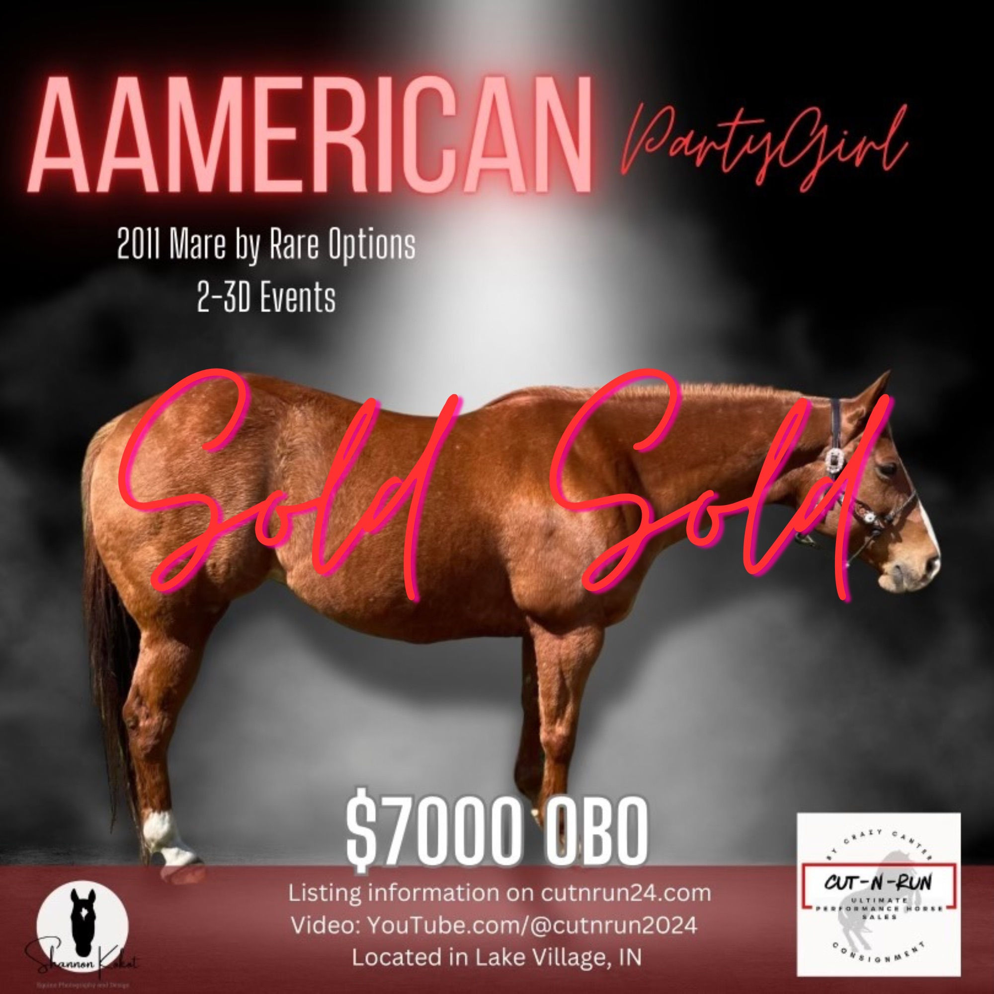 *SOLD* Aamerican Party Girl - Performance