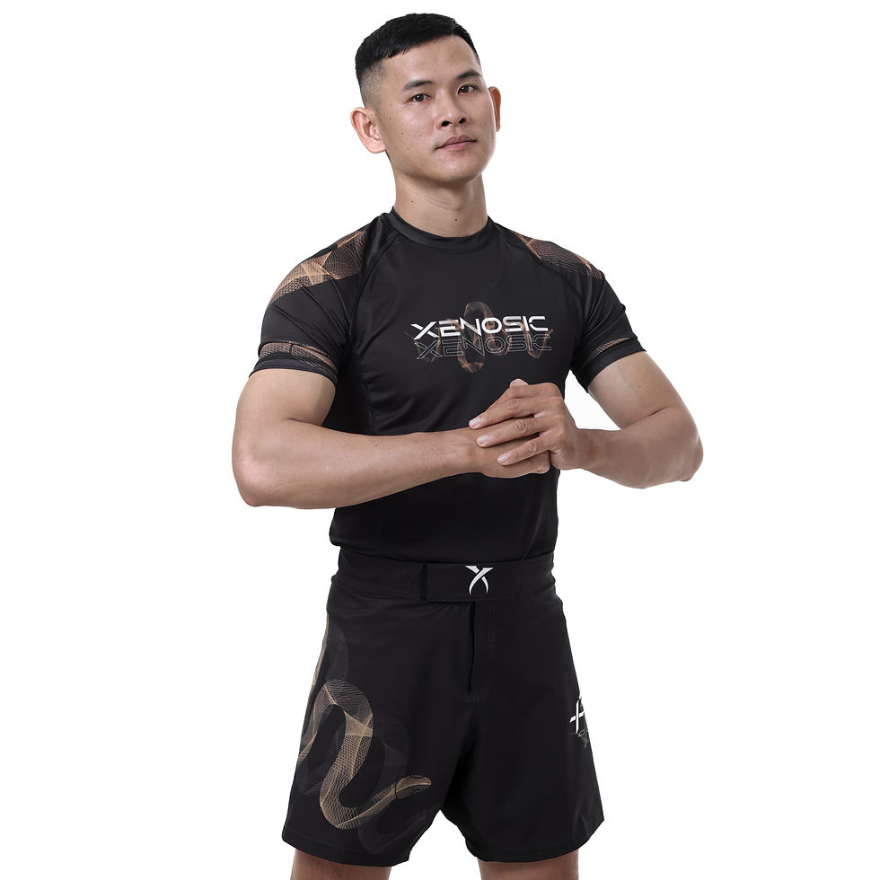 Hình thu nhỏ: RASHGUARD GOLDEN SNAKE