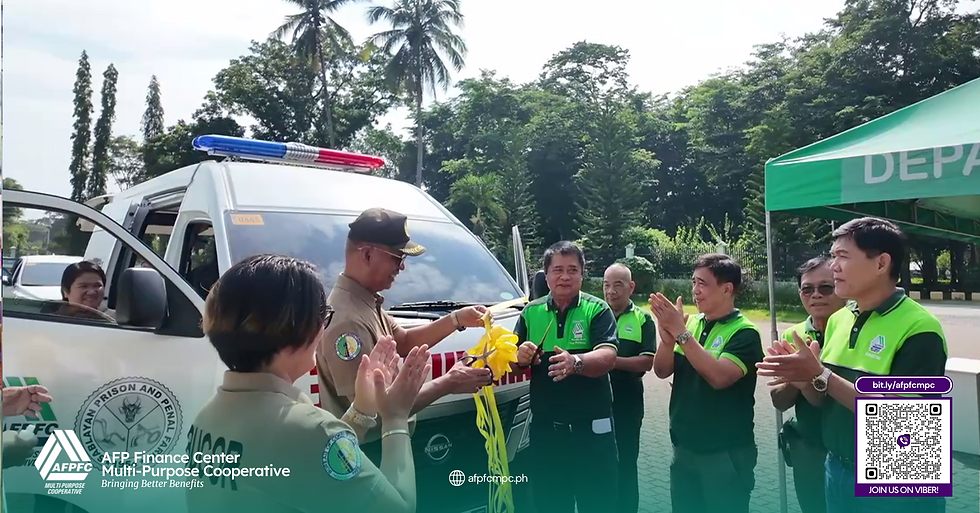 During the ribbon-cutting ceremony with Vice Chairman Membrere and CCINSP Ciruela.