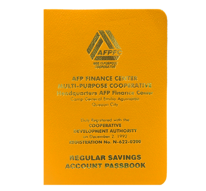 Regular Savings Account passbook