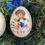 Thumbnail: Cute hand painted love chicken egg