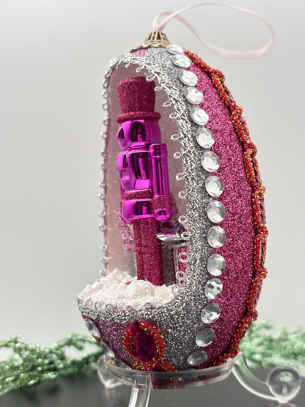 Thumbnail: Nutcracker Christmas Tree Ornament, Christmas tree egg