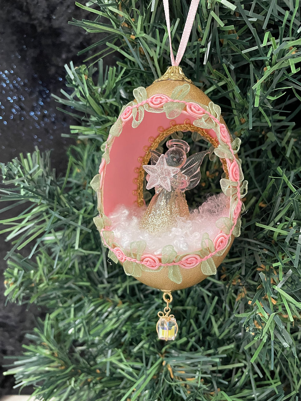 Thumbnail: Angel on a cloud ornament