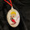 Thumbnail: Cute Angel hand painted Christmas tree ornament