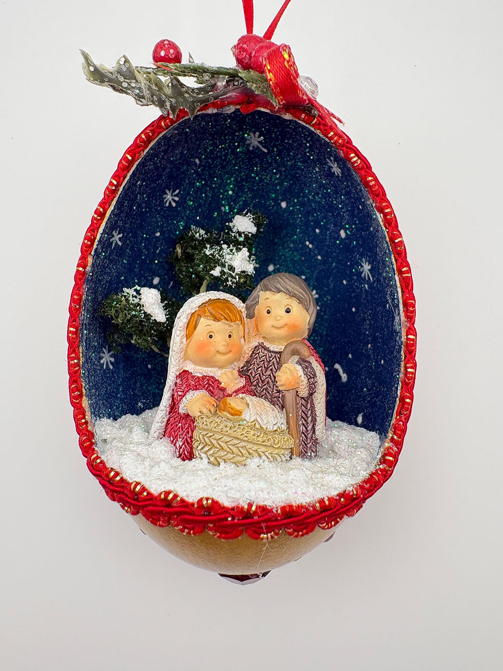 Holy Family Christmas Tree Ornament, Religious Christmas GIft