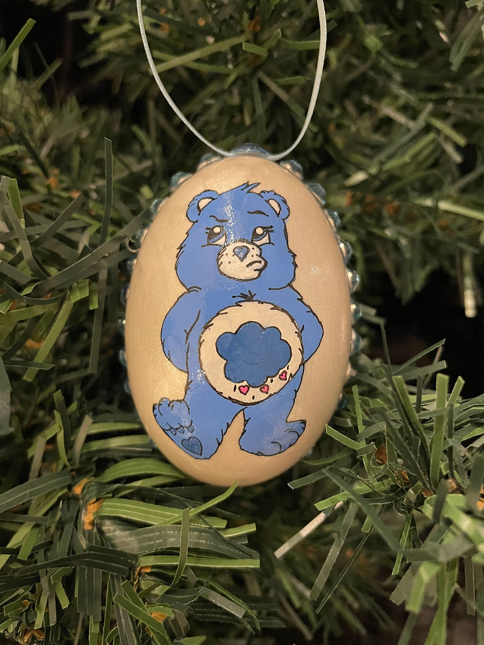 Thumbnail: Care bear hand painted ornaments
