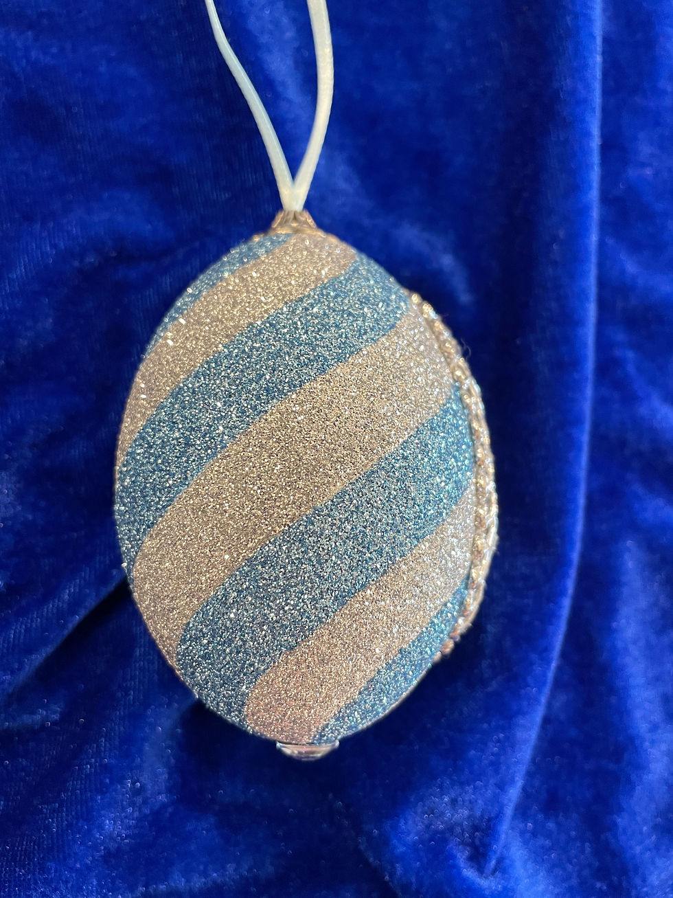 Thumbnail: Cute Penguin Christmas tree real egg ornament