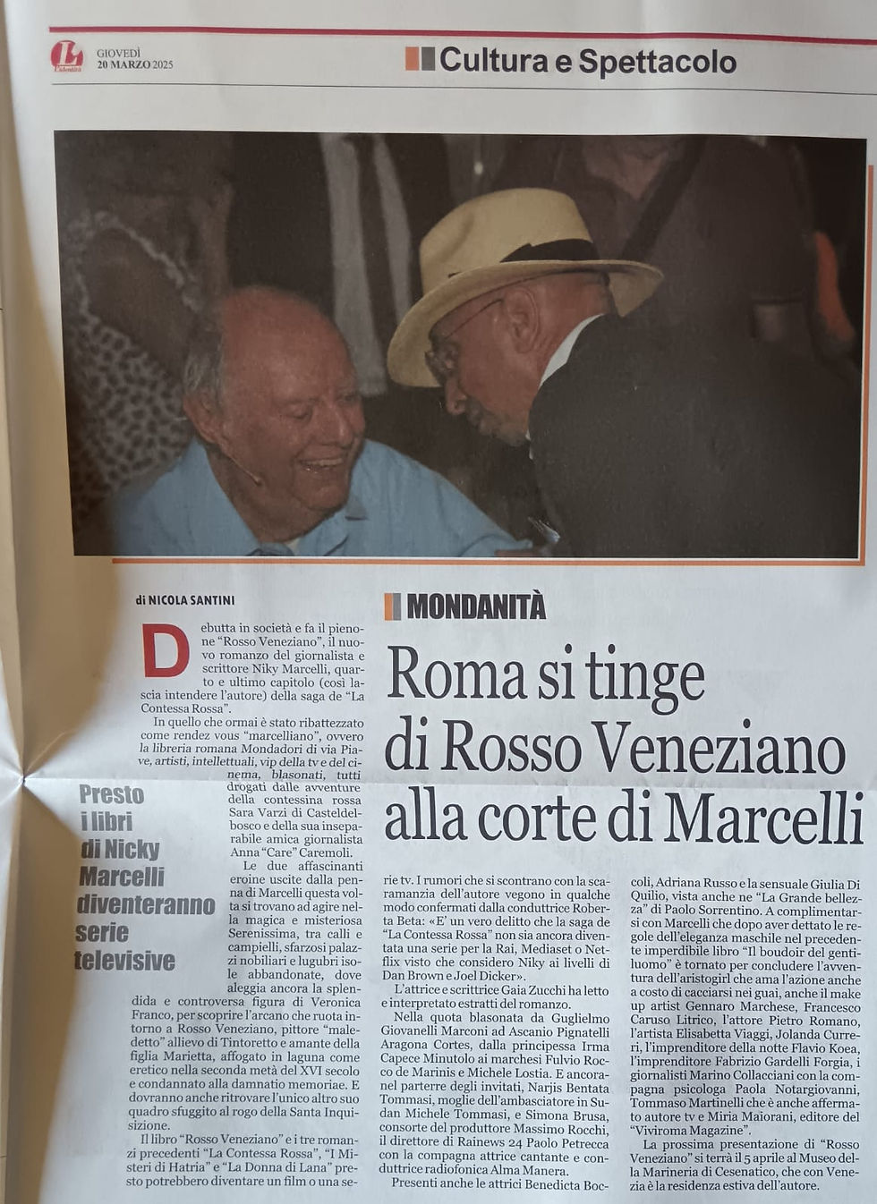 L'INDENTITA' 20 MAR 2025