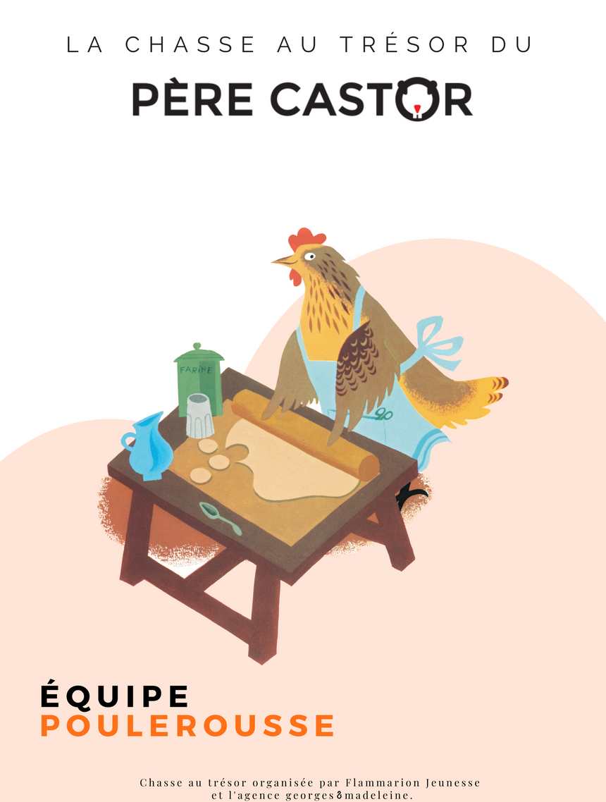 L’affiche de la grande chasse au trésor du Père Castor