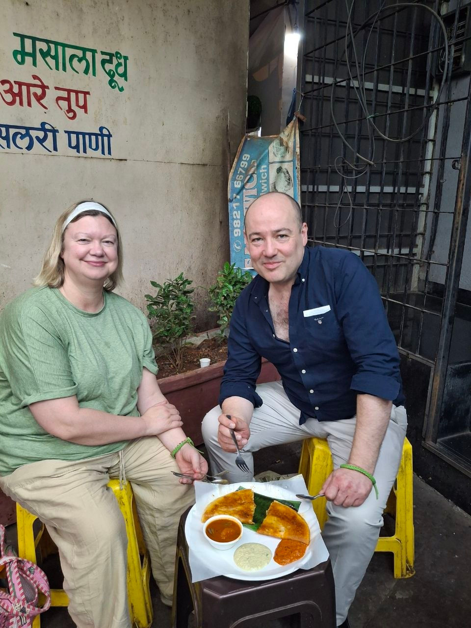 Enjoying best unique dosa