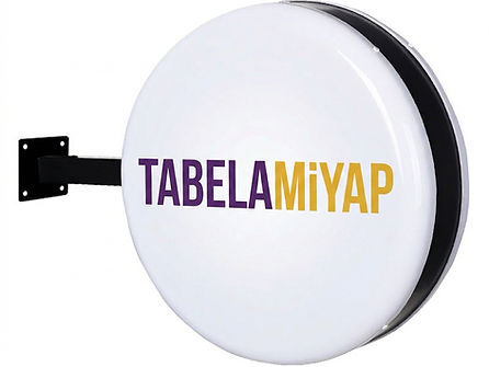 60 cm Düz Ayak Fener Tabela 