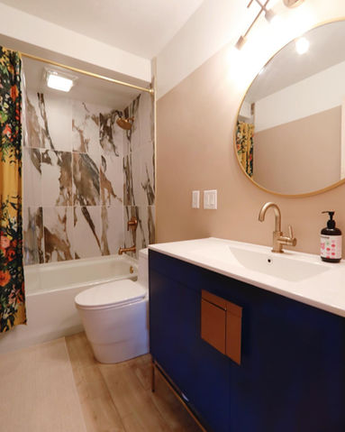 Gold Bathroom