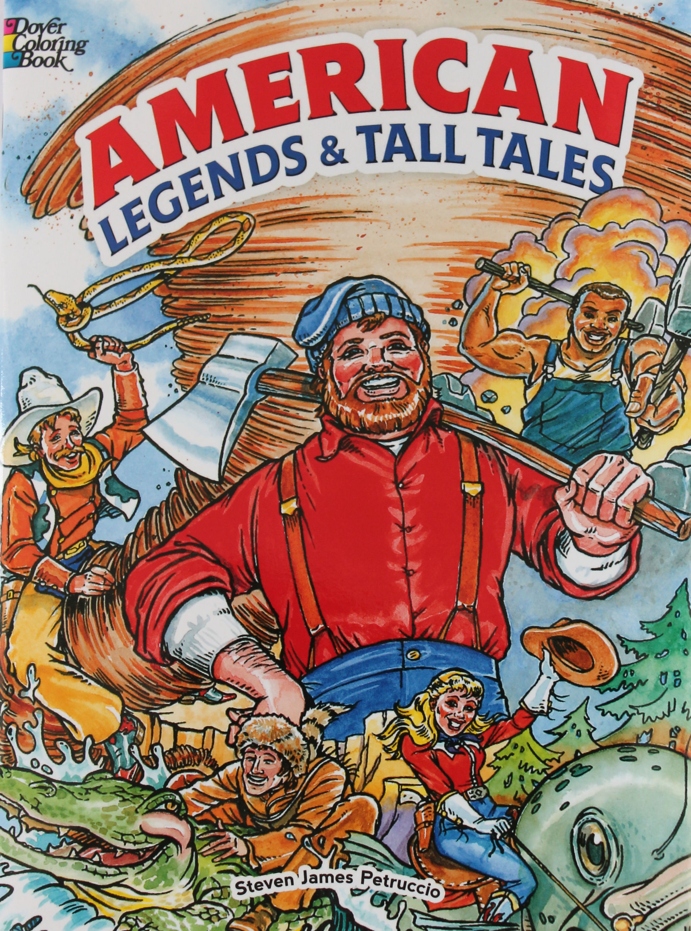 American Legends and Tall Tales Coloring Book