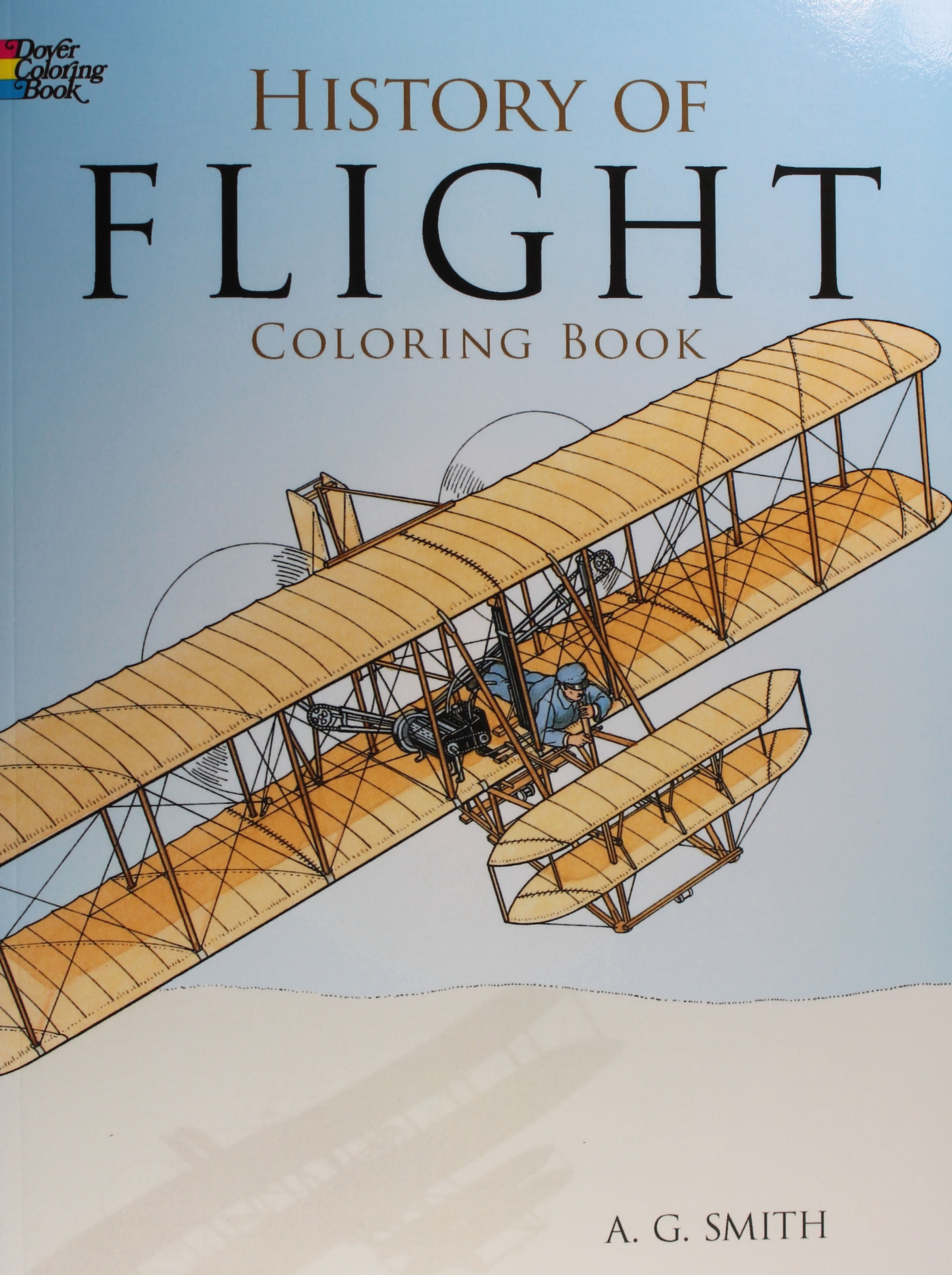History of Flight Coloring Book
