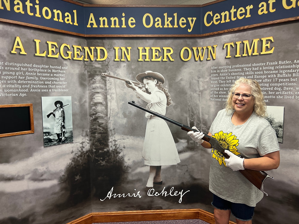 Hold Annie Oakley's Gun!