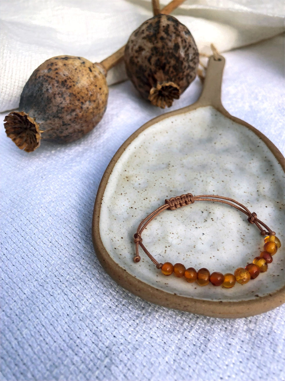 Thumbnail: AMBER | Kinderarmband aus Bernstein