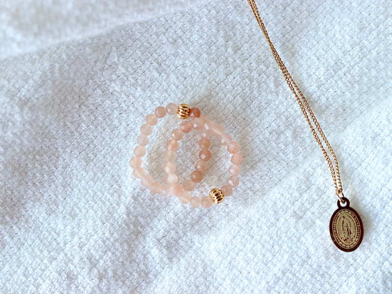 Miniatura: ELIN | Anello in pietra solare curativa