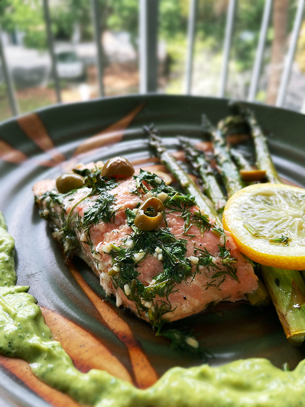 Lemony Salmon with Zarzis Lemon Olive Oil