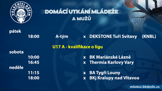 Přehled utkání Válečníků a Válečnic Děčín o tomto víkendu
