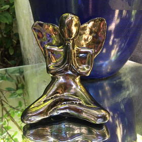 peace clay sculpture