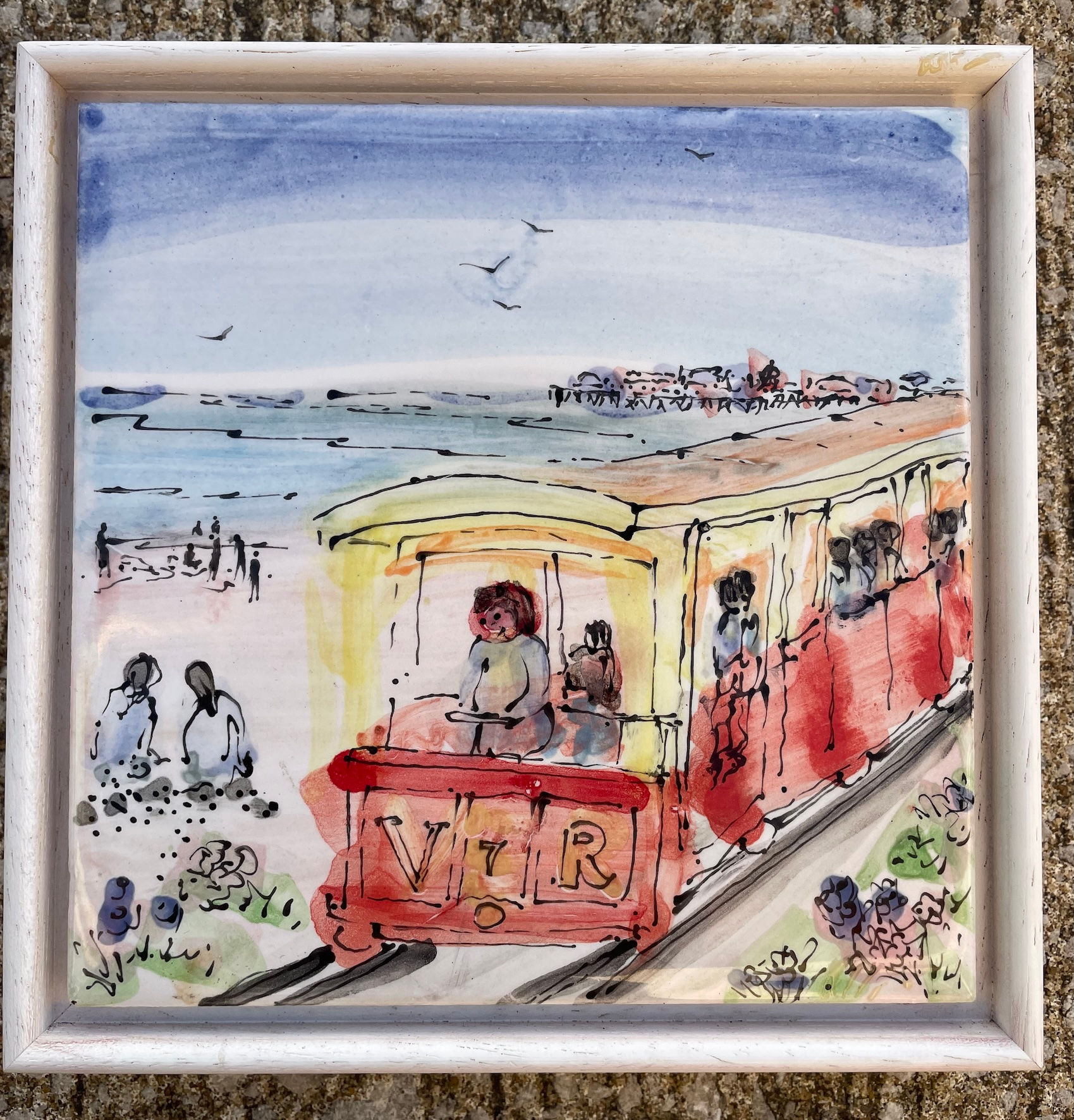 Volks Railway Framed Tile
