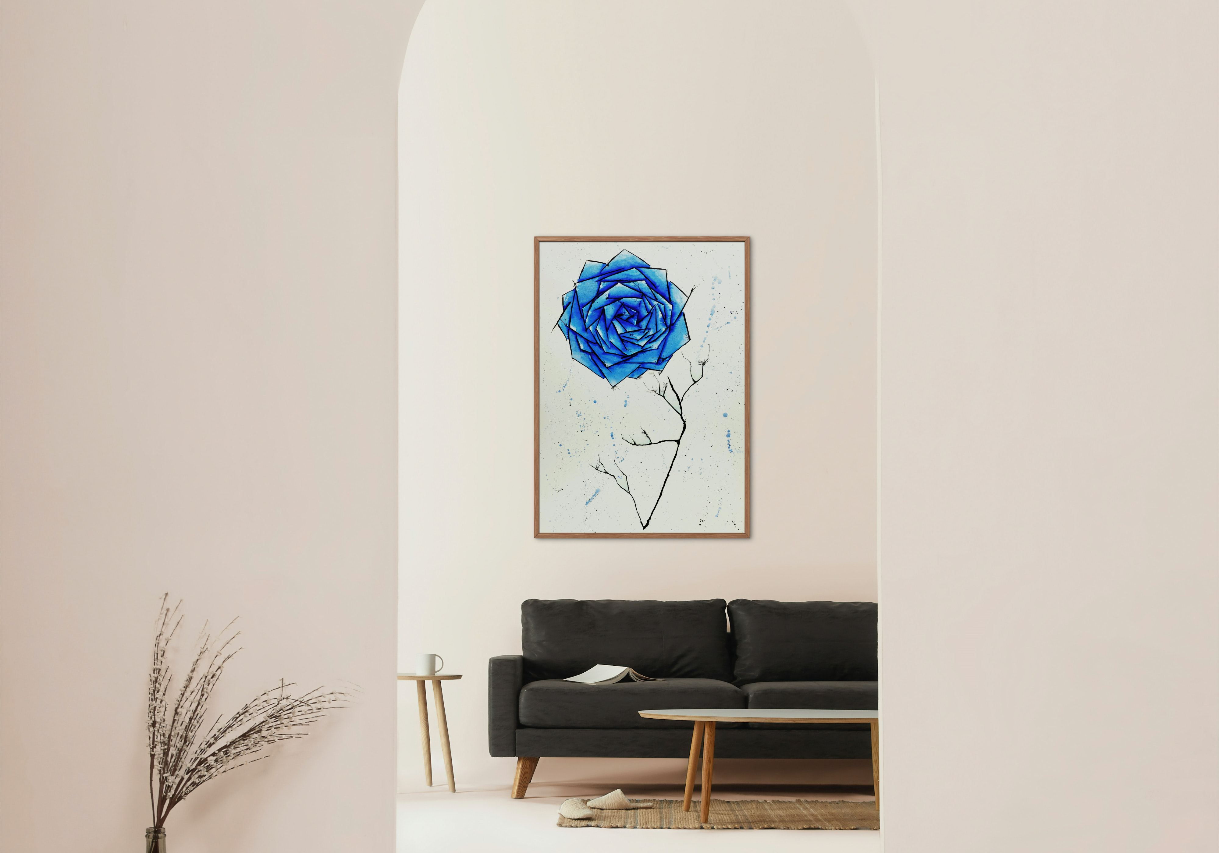 Wild Blue Rose