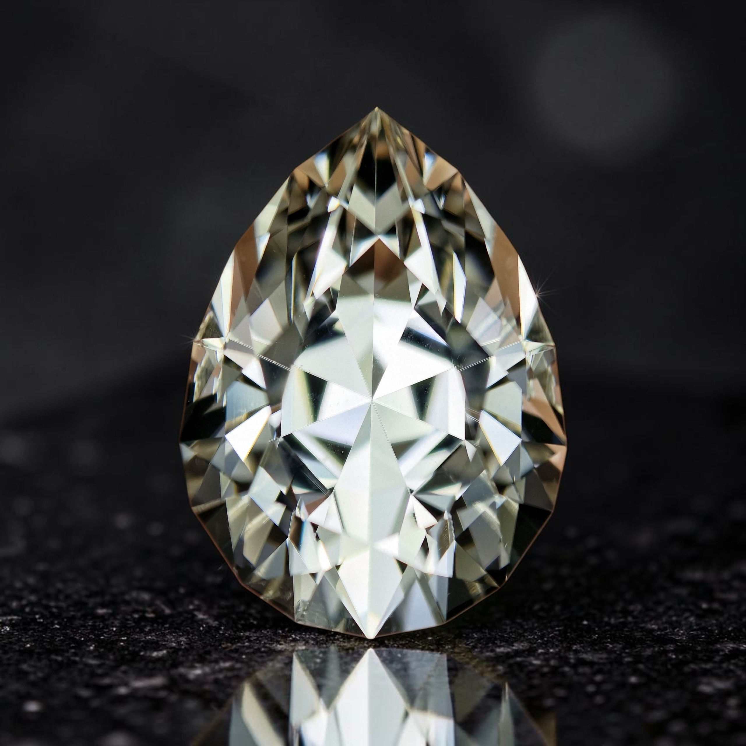 Křišťál (Bohdalec) – výbrus pear 20,50ct