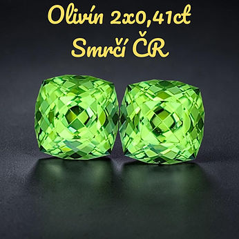 Precizně fazetovaný drahý kámen na zakázku