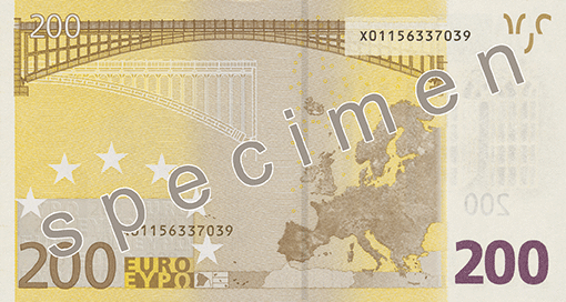 200 euro artnote reverse