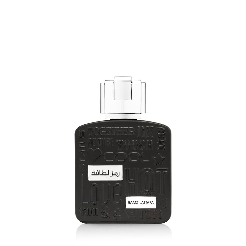 Lattafa Ramz Silver for Unisex Eau de Parfum Spray 3.4 Ounce / 100 ml