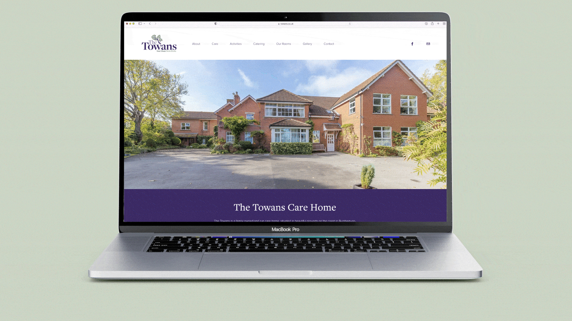 The Towans Website Mock Up and Branding