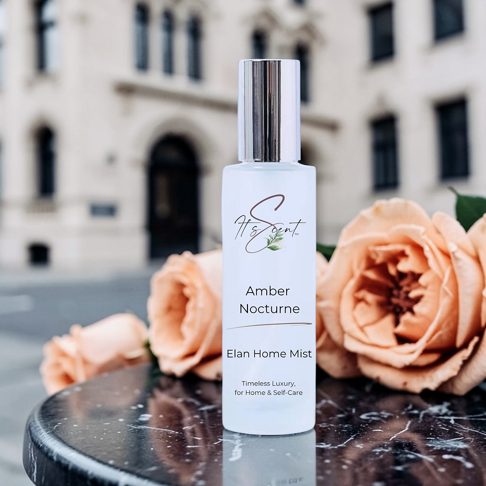 Room spray in a glass bottle