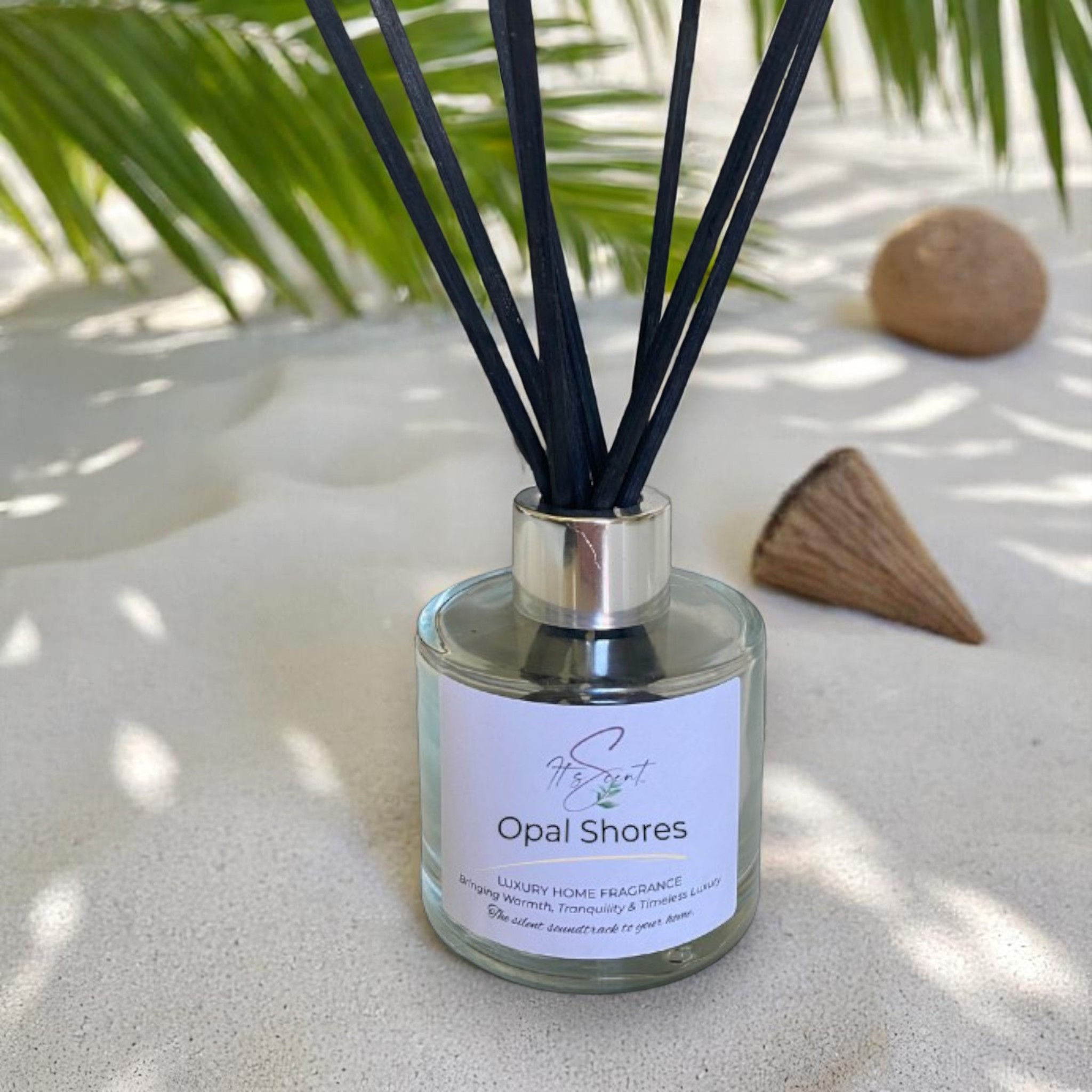 Reed Diffuser on soft sand
