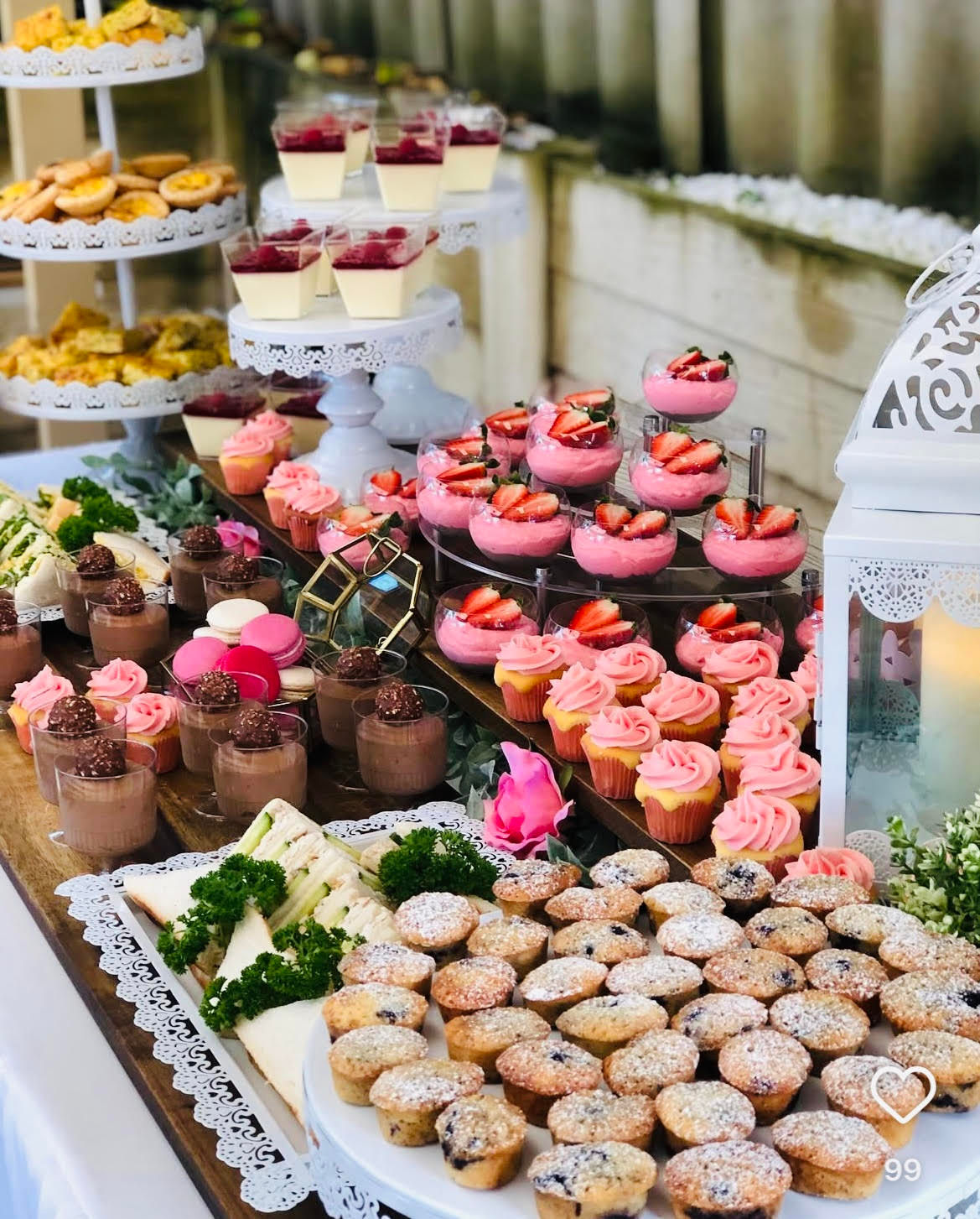 10-Ft High Tea Grazing Table (for 60+)