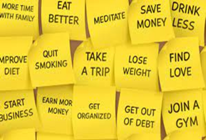 Making New Years Resolutions Making New Years Resolutions