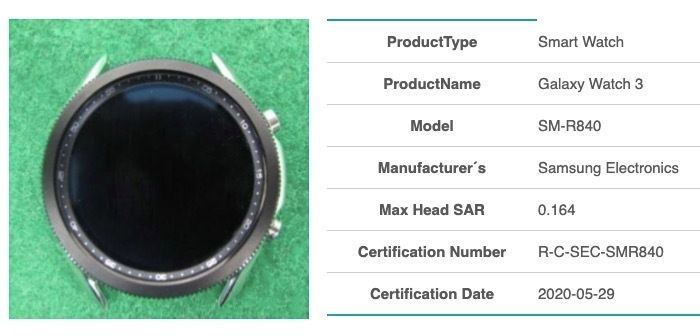 Galaxy Watch 3 SM-R840 - (via MySmartPrice)