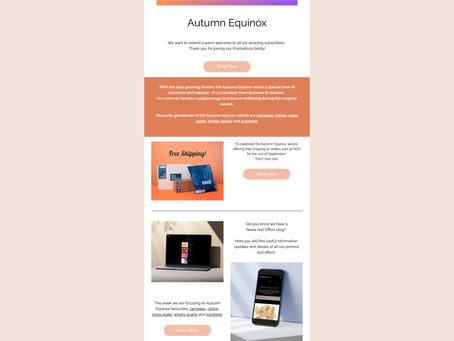 Autumn Equinox Newsletter!