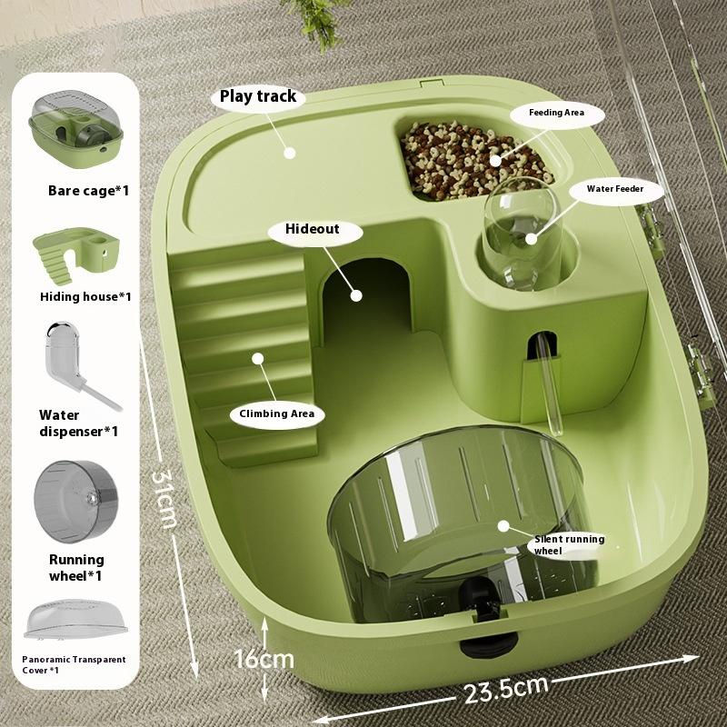 Thumbnail: 〔W〕Luxury Large Capacity Hamster Golden Hamster Cage Habitat Villa Large 2-L