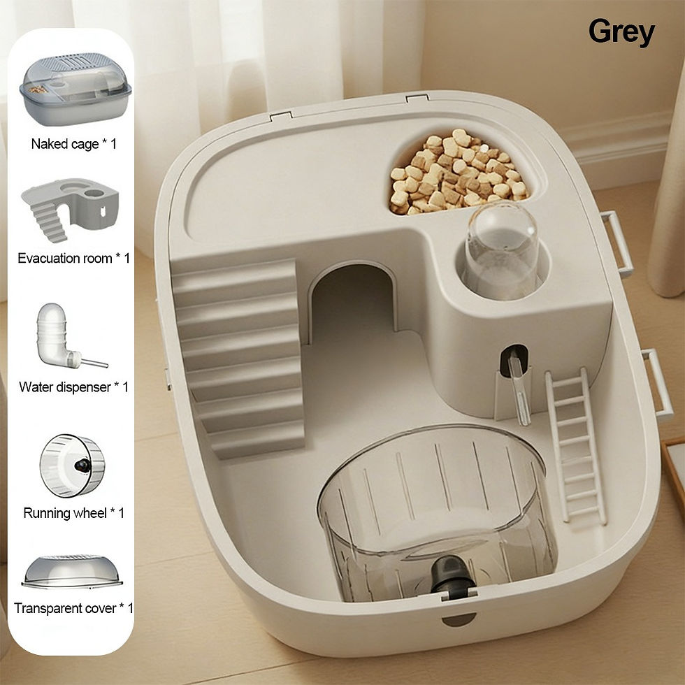 Thumbnail: Convenient Large Space Hamster Cage Sturdy Breathable Small Animal Carrying Cage