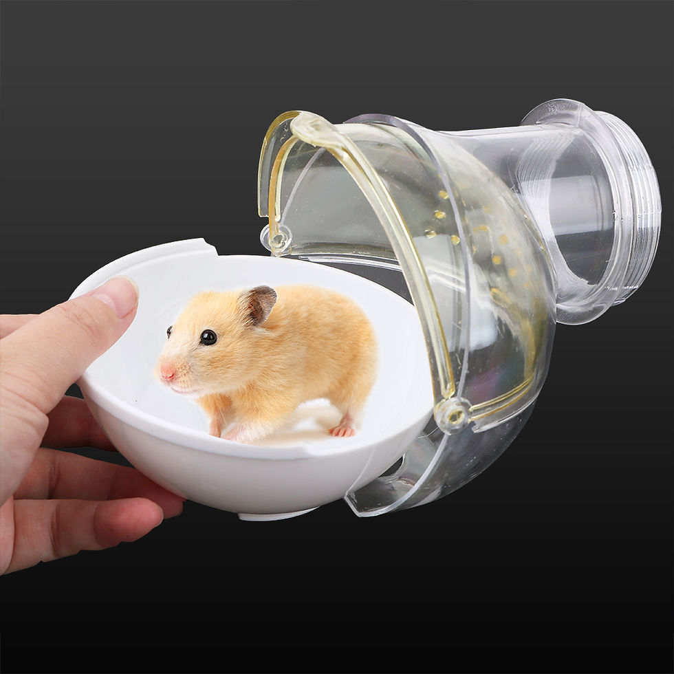 Thumbnail: Bathroom Cage Box Pet Hamster Small Animal Bath Sand Room House Pets Hamster Mou